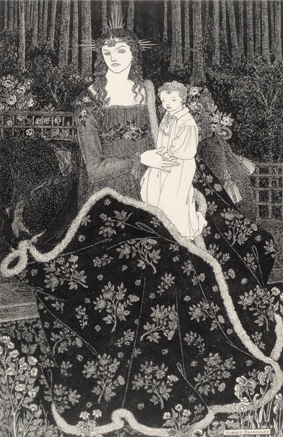 A Large Christmas Card, 1895 by Aubrey Beardsley